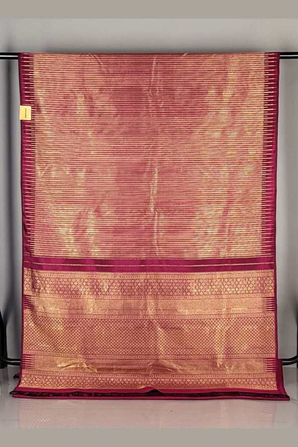 Premium Kanchipuram Silk Saree- Pink Color