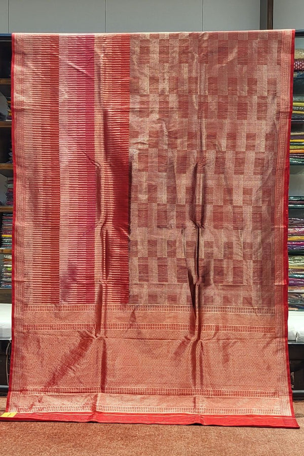 Pure Katan Silk Saree With Intricate Zari Work