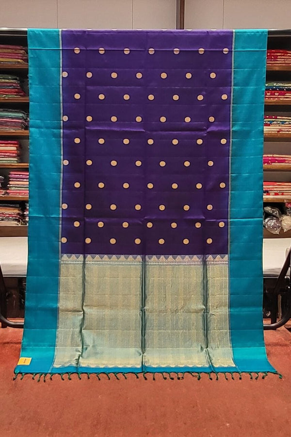 Pure Malai Silk Saree With Booti