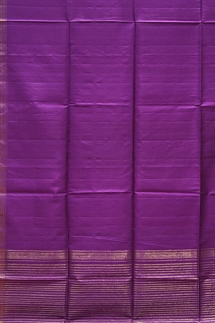 Plain Matka Silk Saree