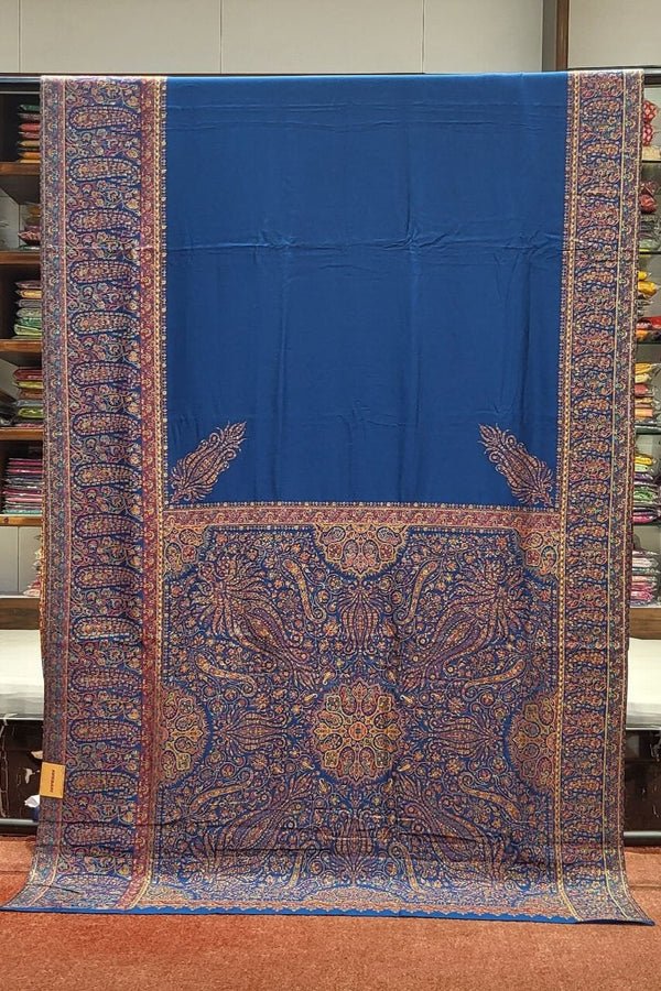 Pure Kani Silk Saree with Kashmiri Work