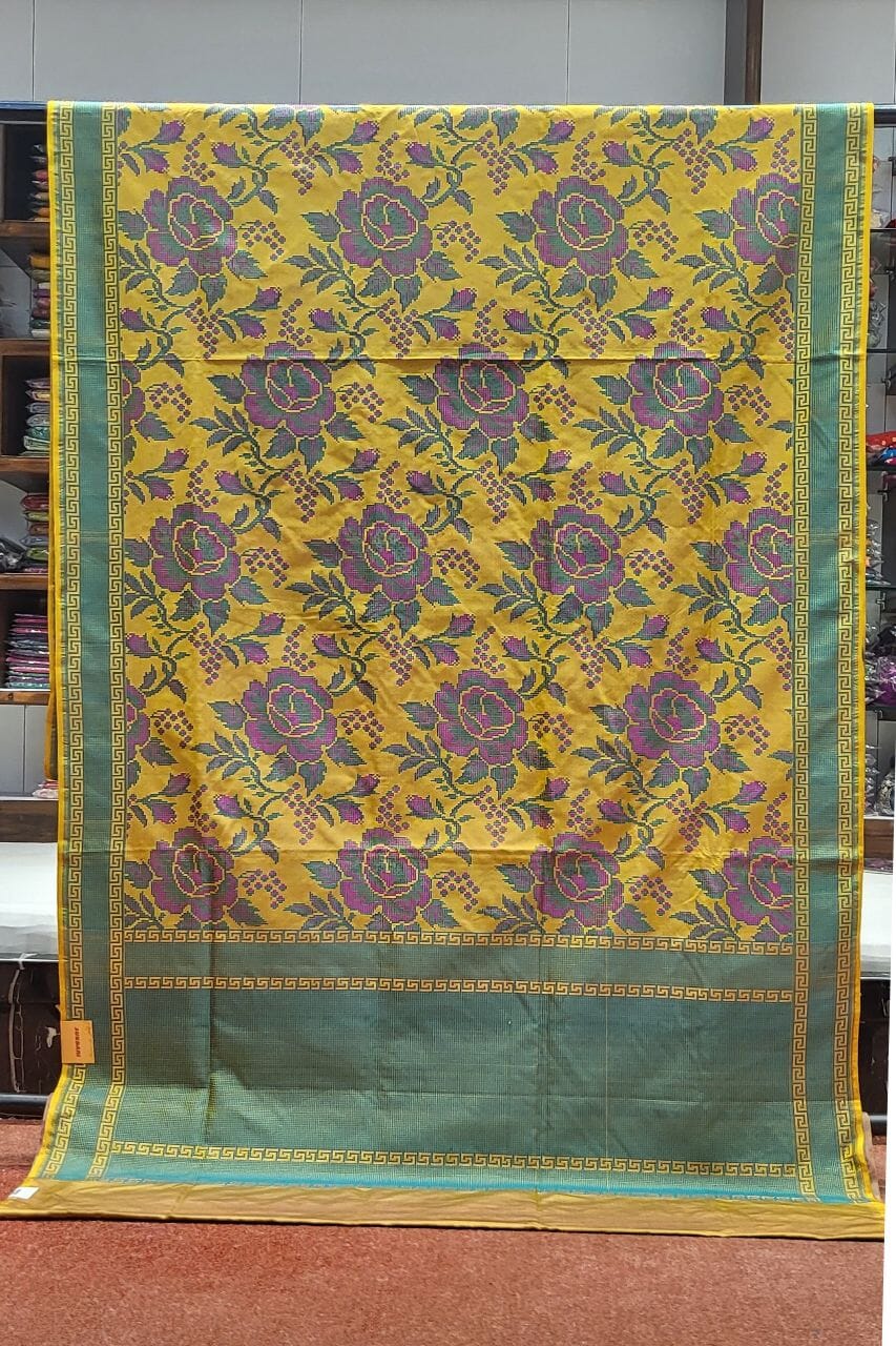 Tissue Jamawar Silk Saree with Delicate Work
