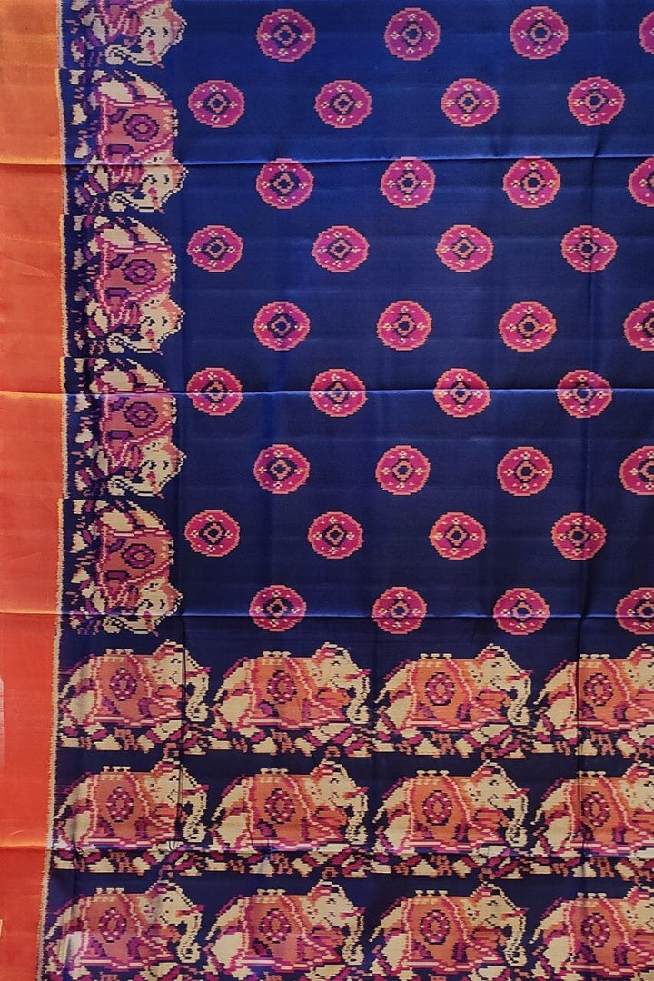 Pure Silk Saree In Blue 