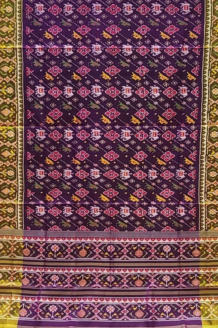 Pure Patola Silk Saree With Double Border