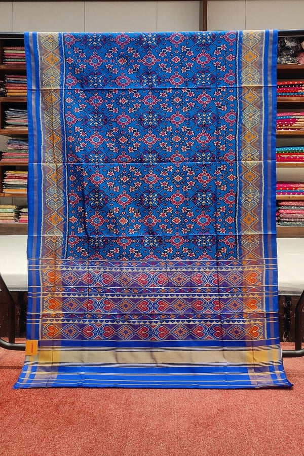 Pure Silk Saree With Patola Printed