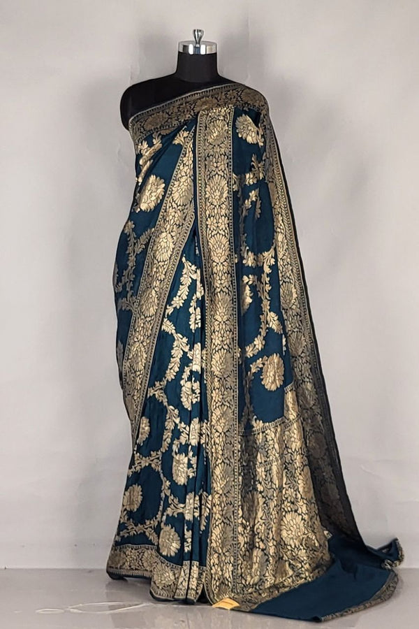 Pure Khaddi Tussar Saree with Zari Woven 