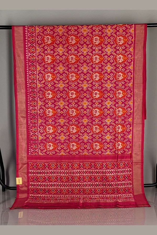 Rajkot Saree in Patola Silk with Double Border