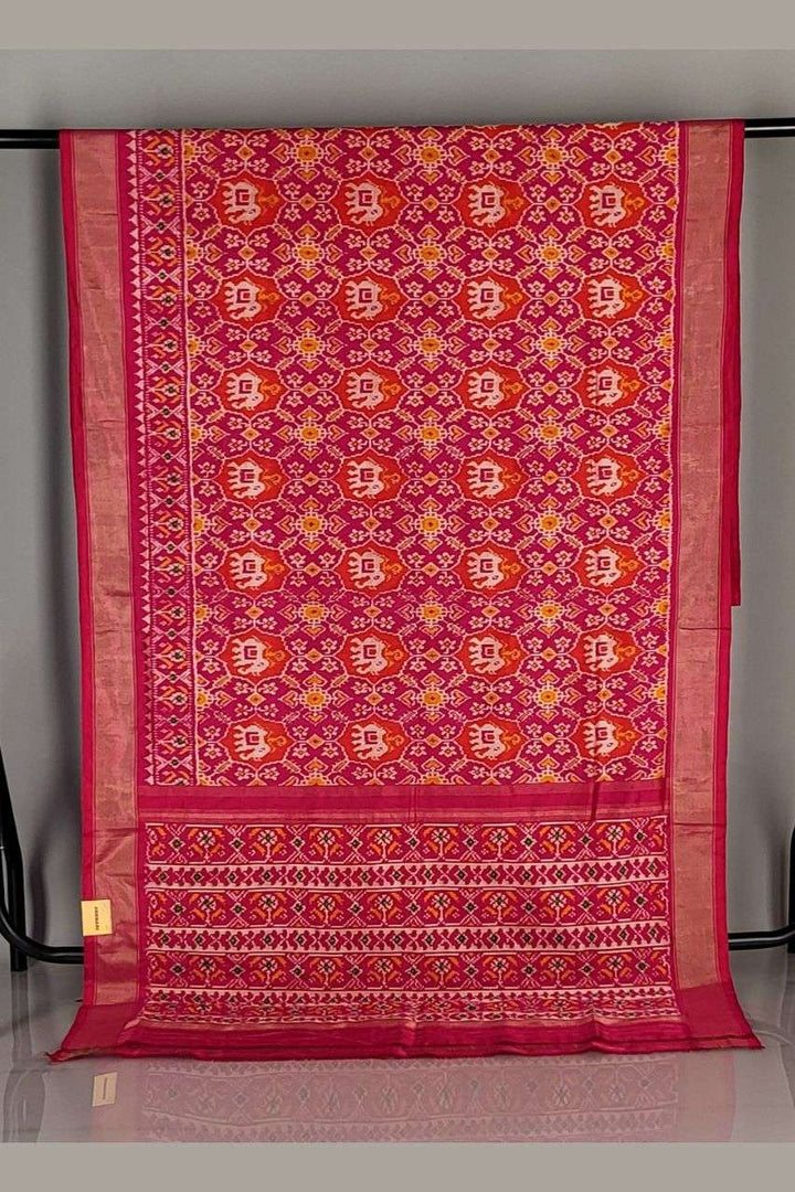 Rajkot Saree in Patola Silk with Double Border