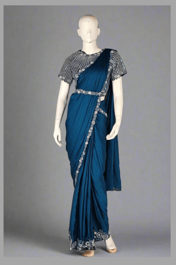 Ready To Wear Saree With Readymade Blouse