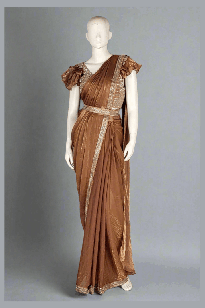 Ready To Wear Saree in Fancy Silk for Festival