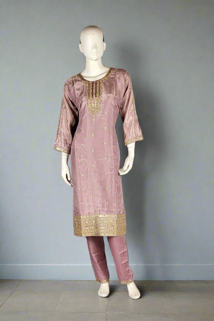 Rakhi Gift Salwar Suit In Silk