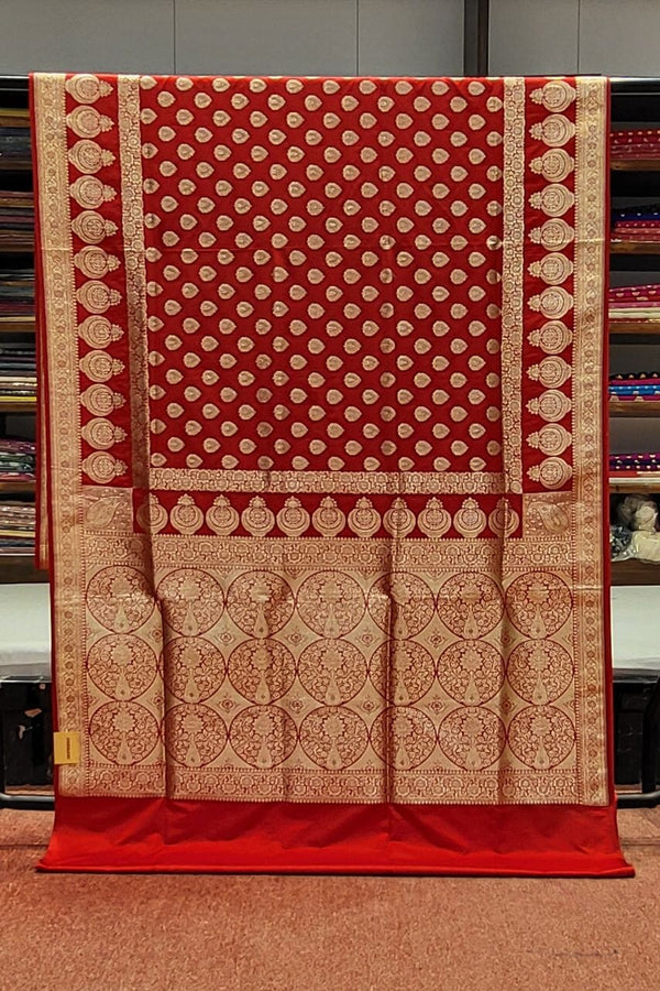 Red Banarasi Silk Saree