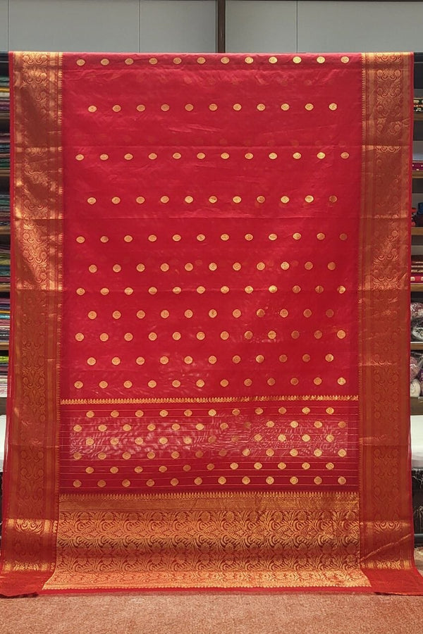 Bridal Saree in Maheshwari Silk