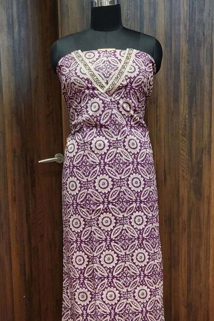 Salwar Suit Piece Set In Cotton