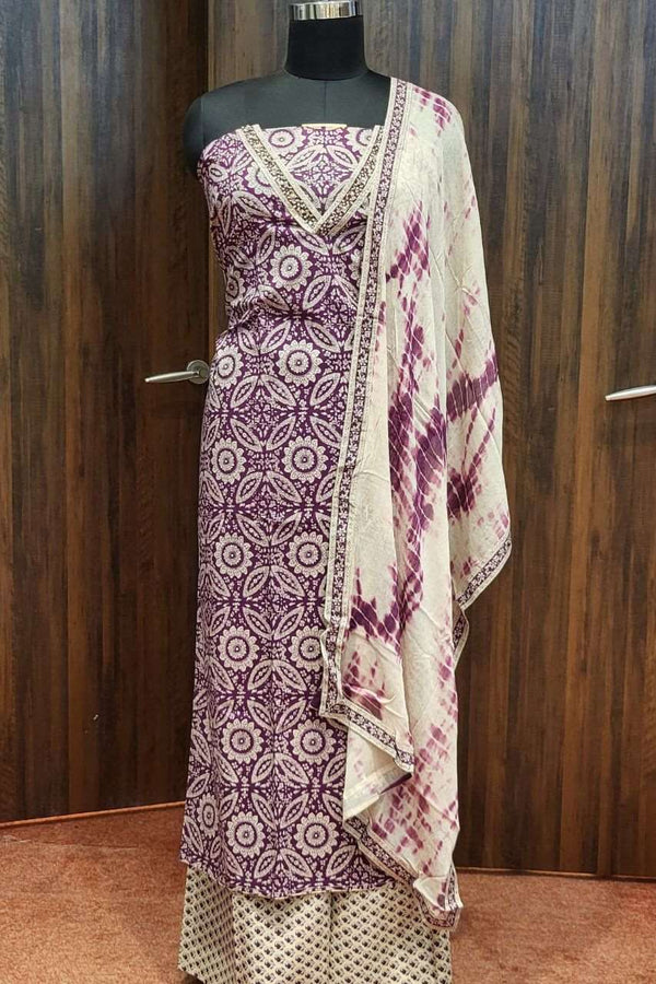 Salwar Suit Piece Set In Cotton