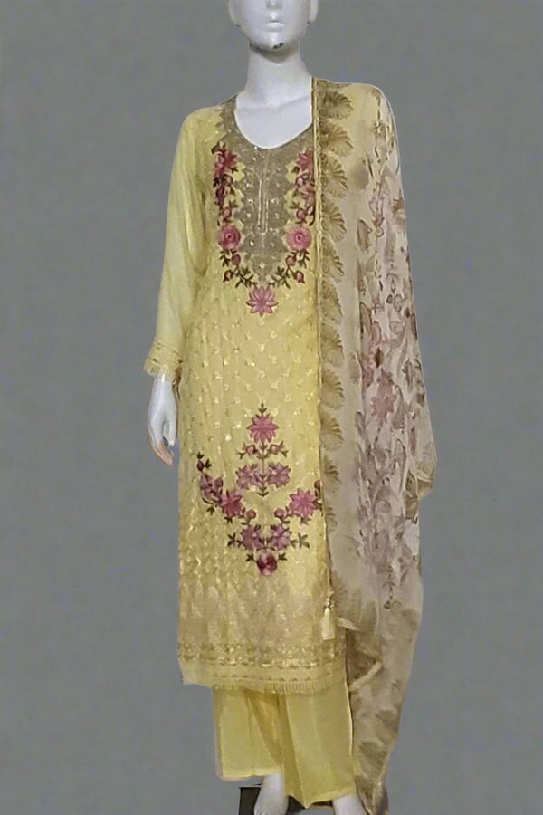 Georgette Salwar Suit With Dupatta