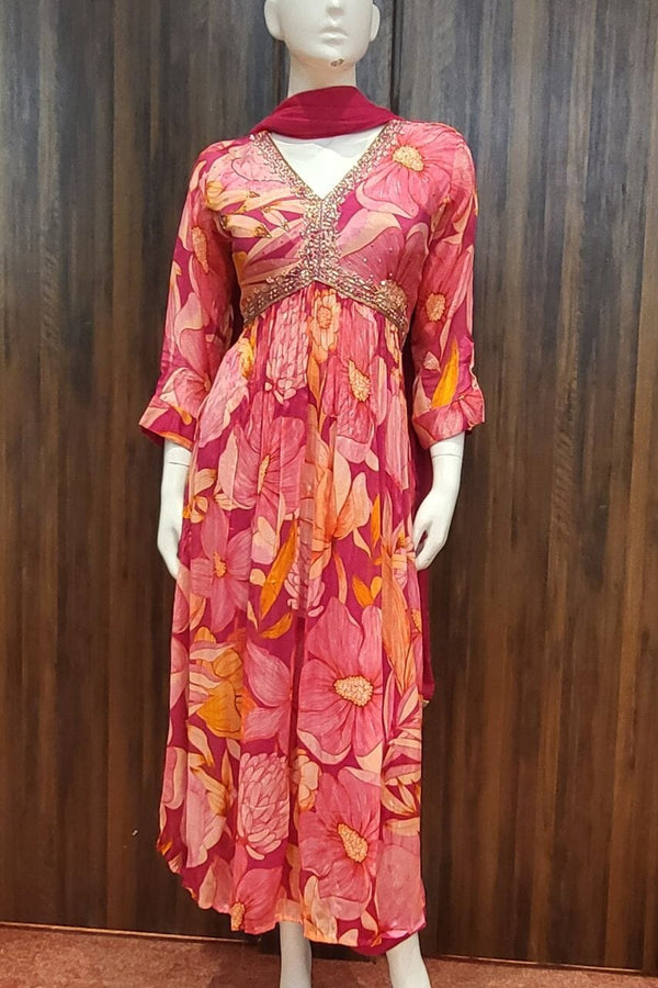 Salwar Suit Sharara Set In Naira Style