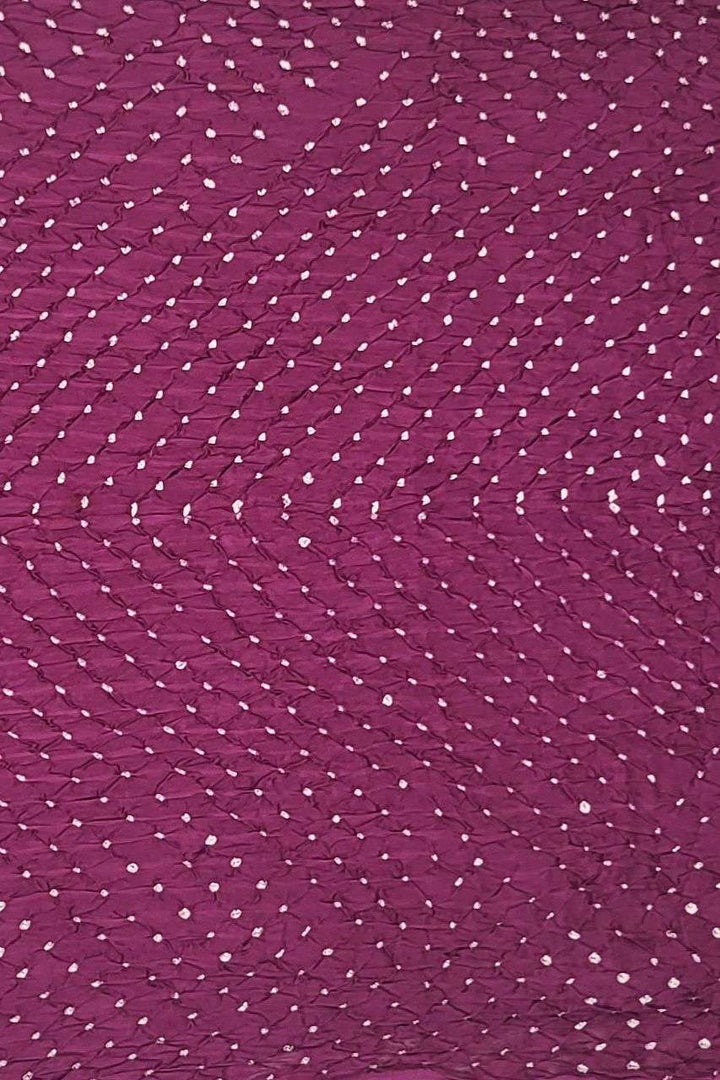 Saree in Gajji Silk Leheriya – Festive Look