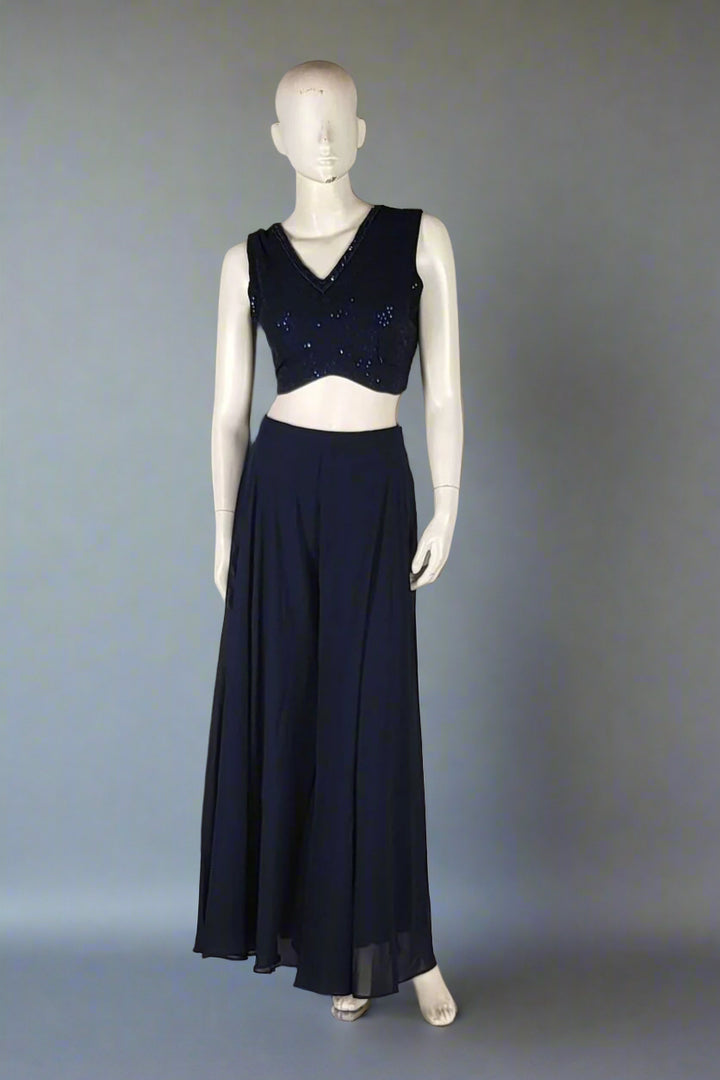 Indo-western Designer Outfit with Sharara and Jacket