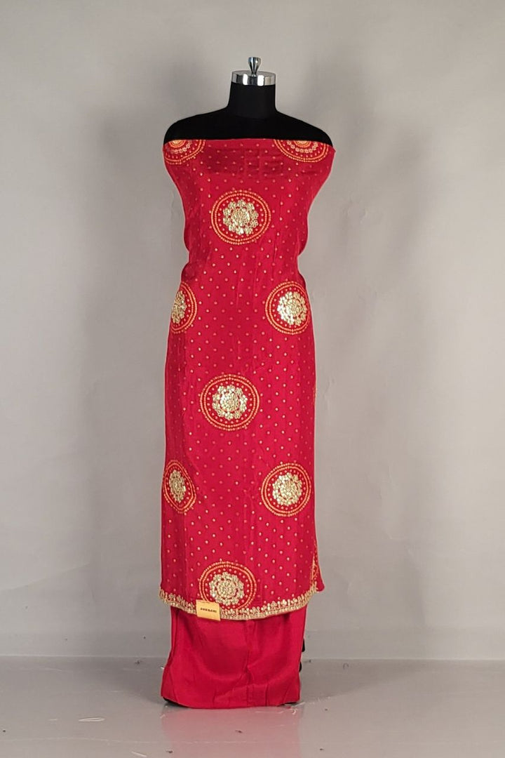 Silk Dress Material for Diwali Wear