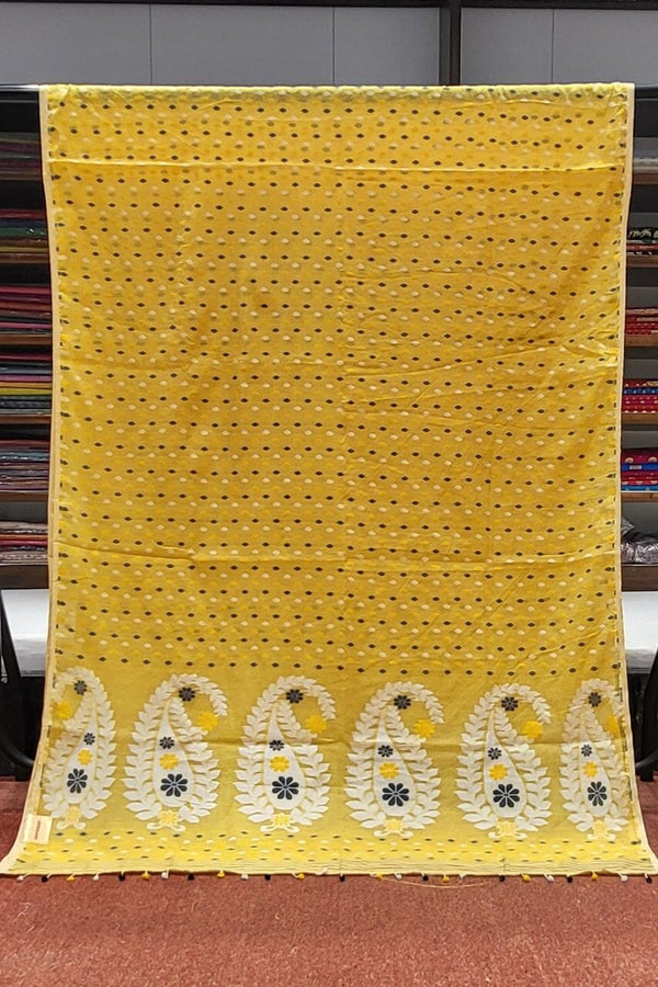 Dhakai Jamdani Saree Bengal Handloom Cotton