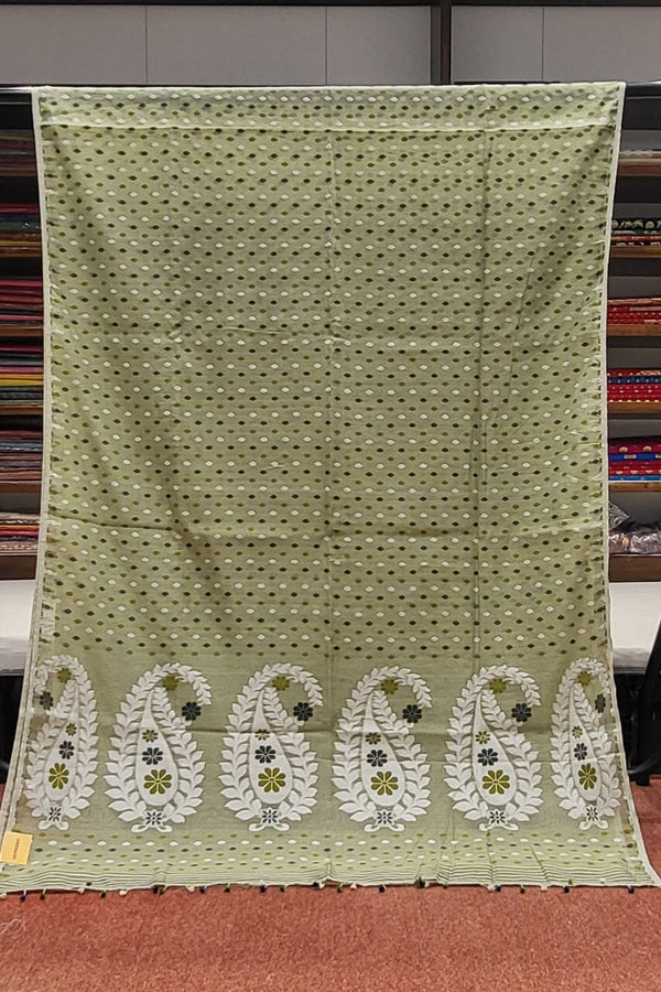 Dhakai Jamdini Saree in Handloom Cotton