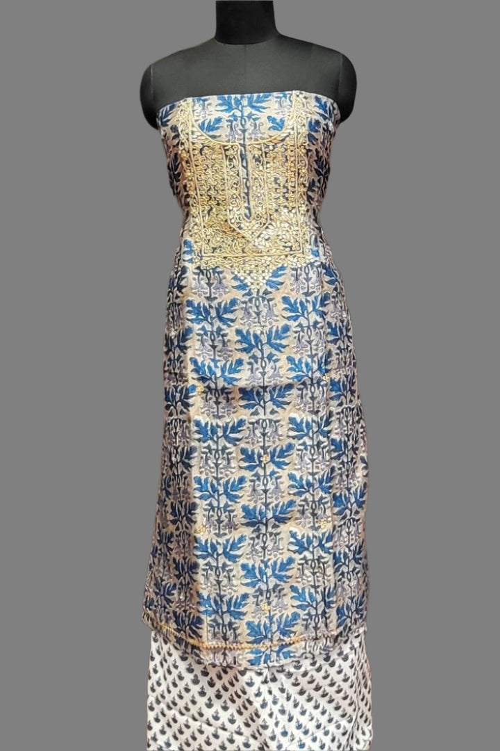 Unstitched Printed Suit Piece With Dupatta