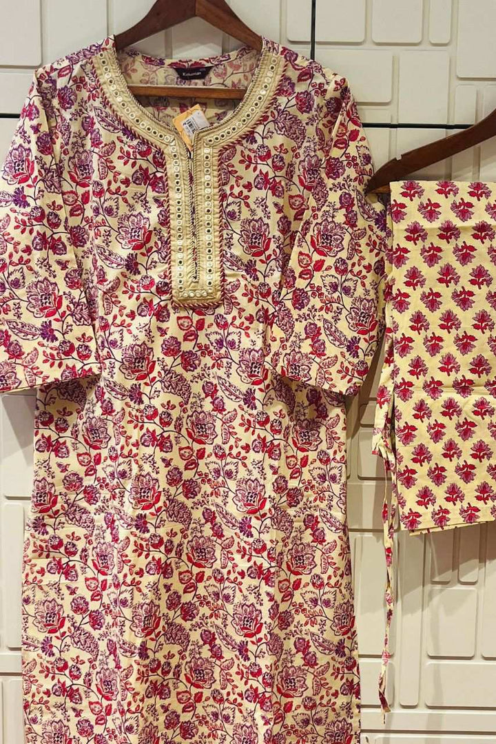 Readymade Cotton Salwar Suit for Summer Wear