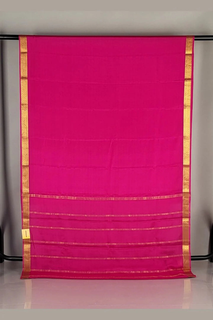 Traditional Pink Silk Saree