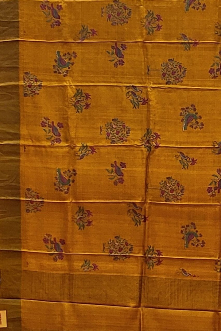 Kalamkari Tussar Saree