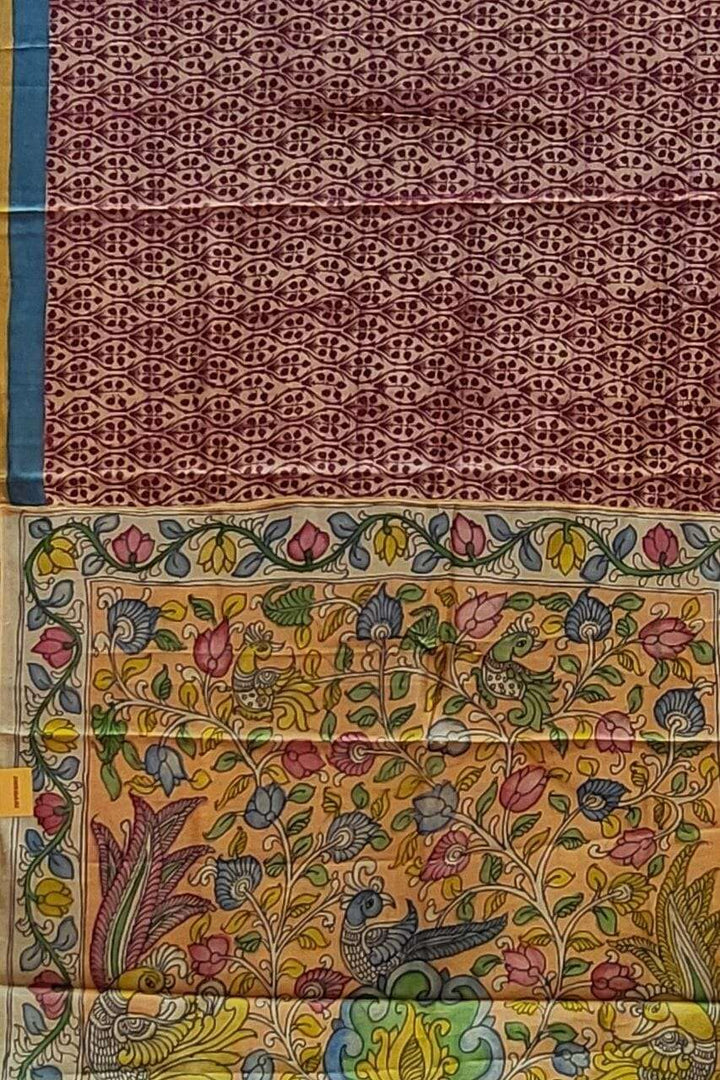 Original Kalamkari Tussar Saree