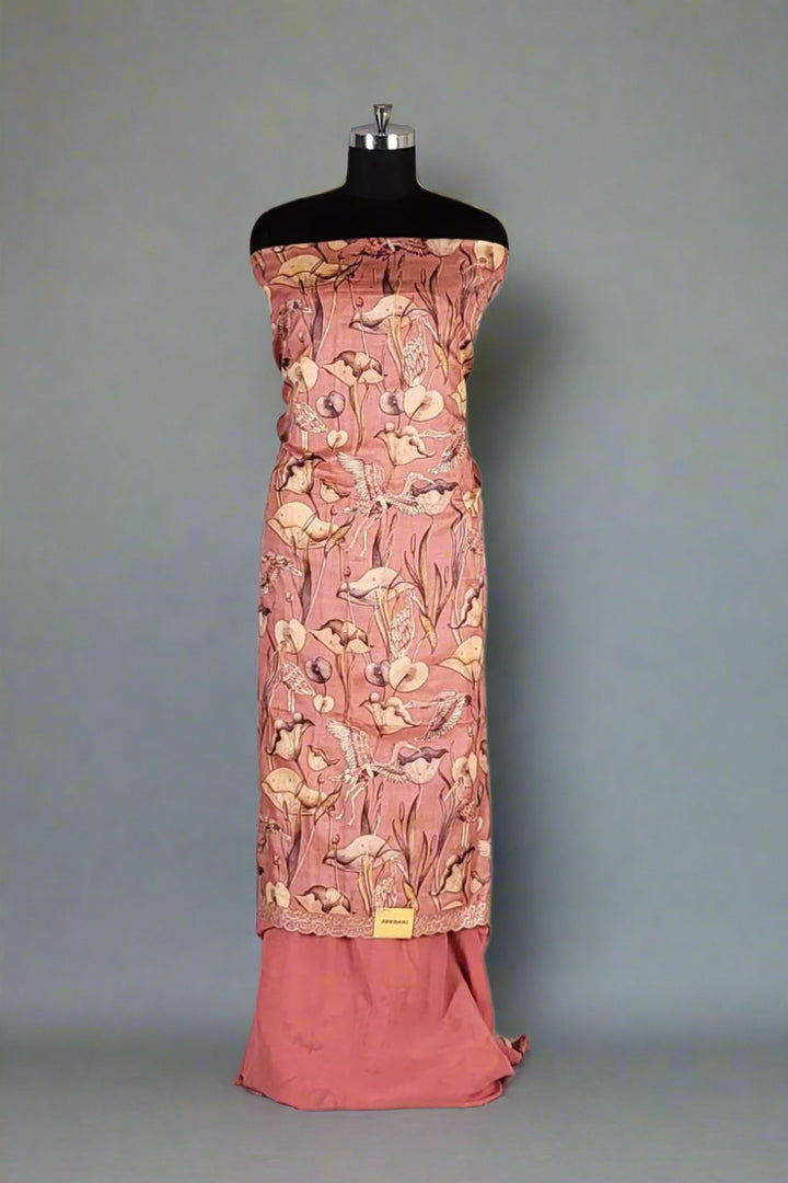 Tussar Silk Suit Piece