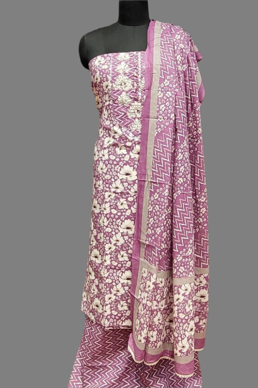 Unstitched Salwar Kameez with Dupatta