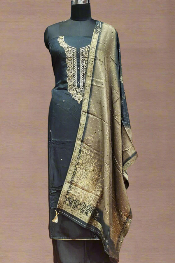 Eid Special Salwar Suit Piece With Heavy Dupatta