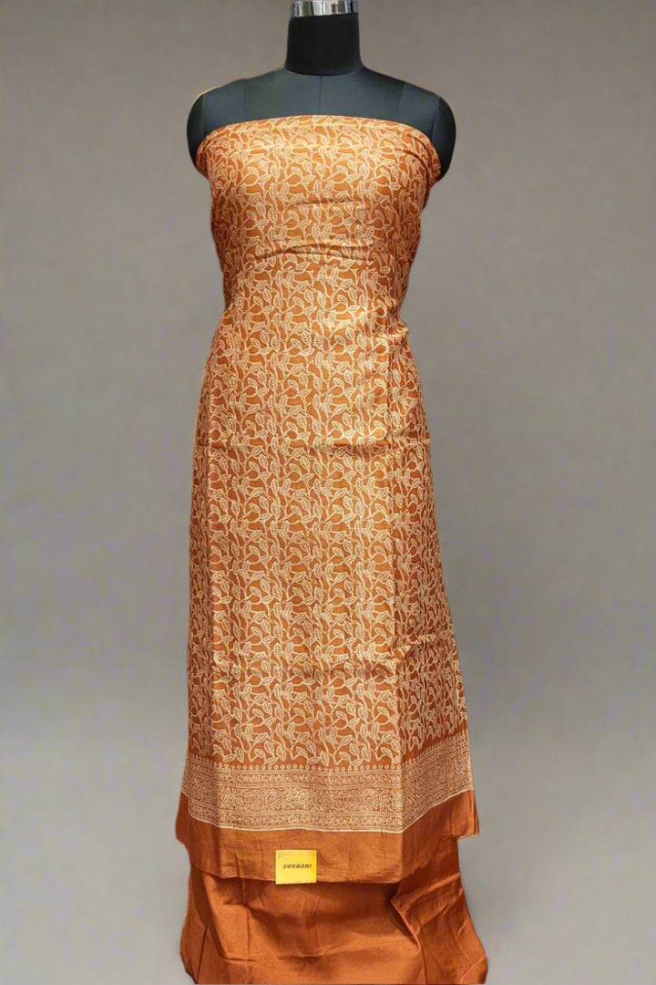 Cotton Salwar Suit Piece With Beautiful Prints