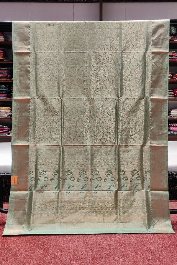 Uppada Silk Saree In Pista Color
