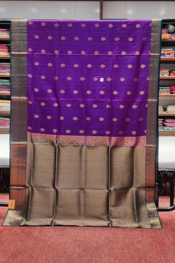 Uppada Silk Saree In Purple Color