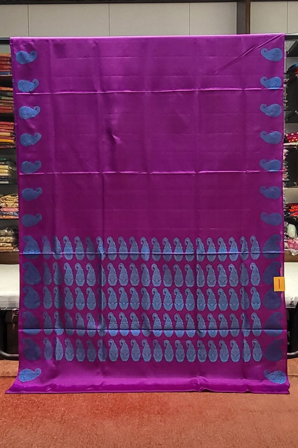 Uppada Silk Saree With Resham Woven For Eid