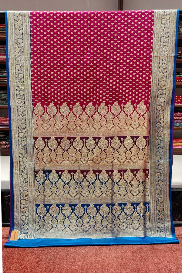 Patli Pallu Banarasi Silk Saree for Wedding