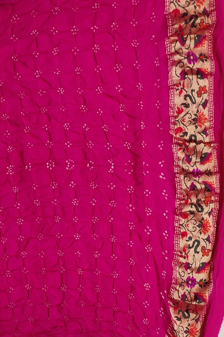  Bandhani Saree In Pure Georgette