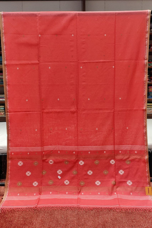 Bengal Cotton Saree With Buti Work
