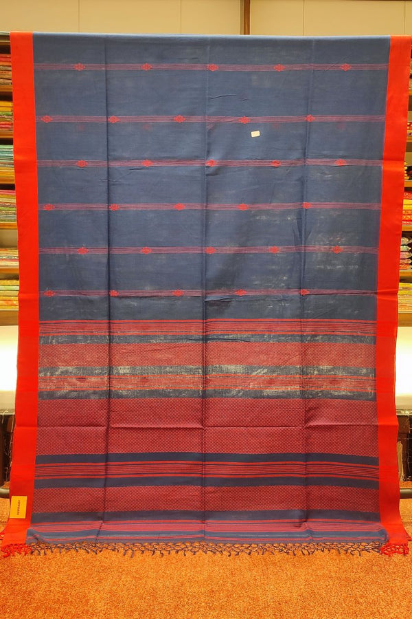 Bengal Cotton Saree With Contrast Border