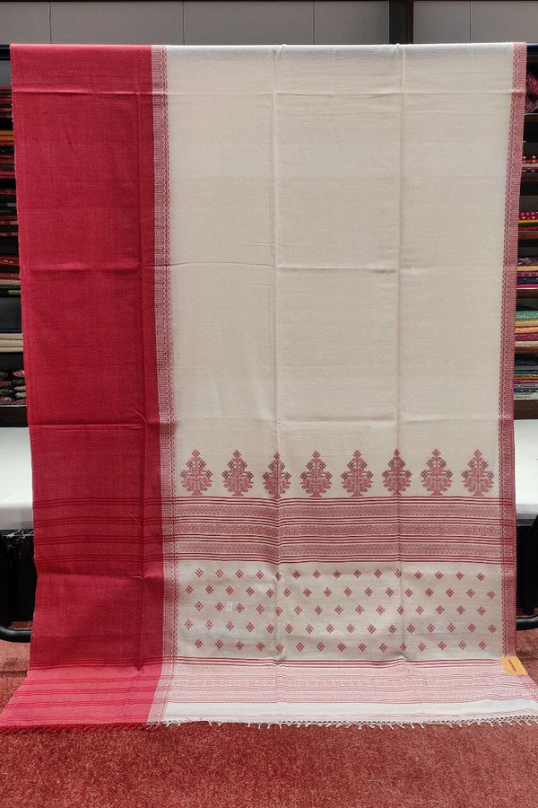Bengal Handloom Cotton Saree With Skirt Border