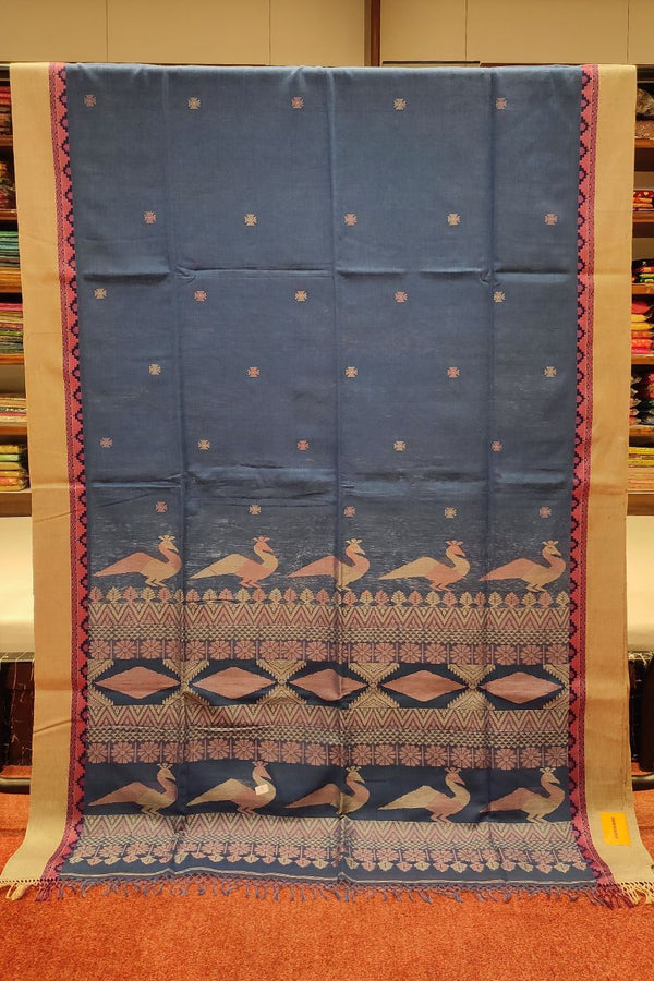 Bengal Handloom Saree In Pure Cotton