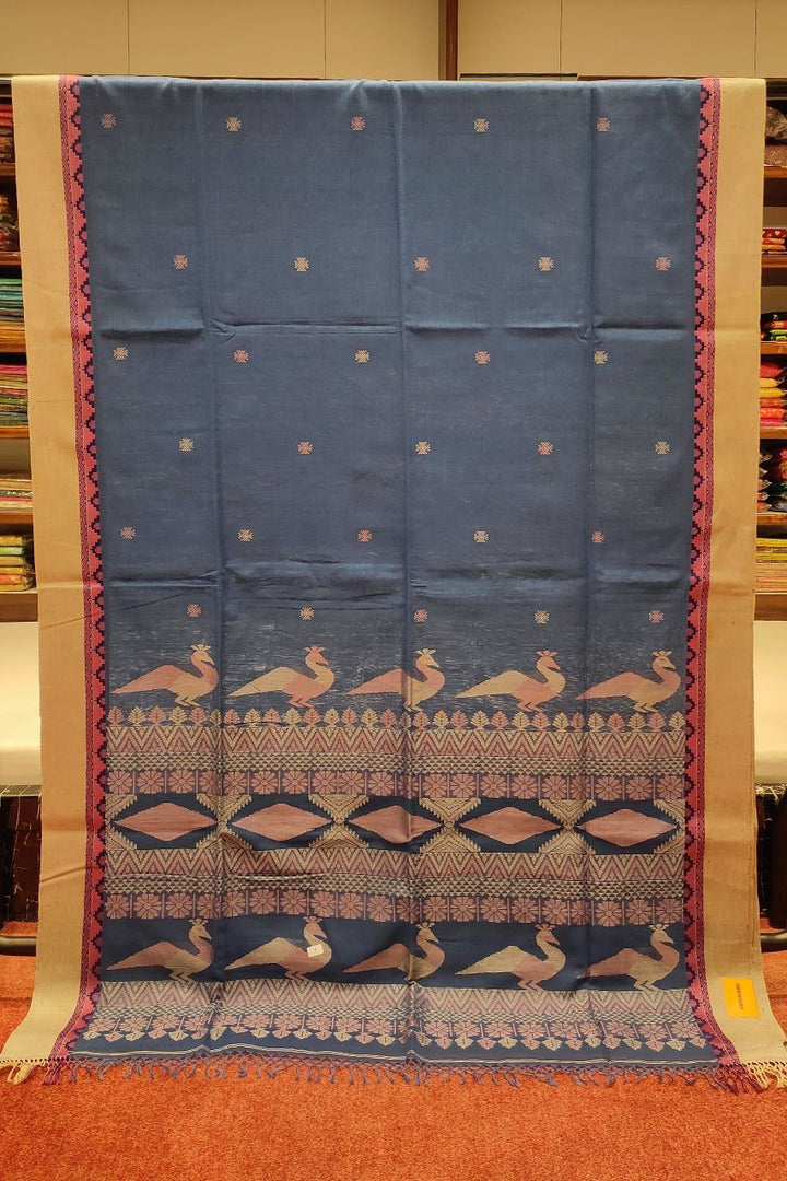Bengal Handloom Saree In Pure Cotton