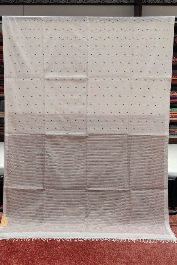 Bengal Handloom Saree With Multi-Color Booti