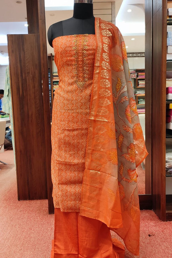 Suit piece With Printed Dupatta