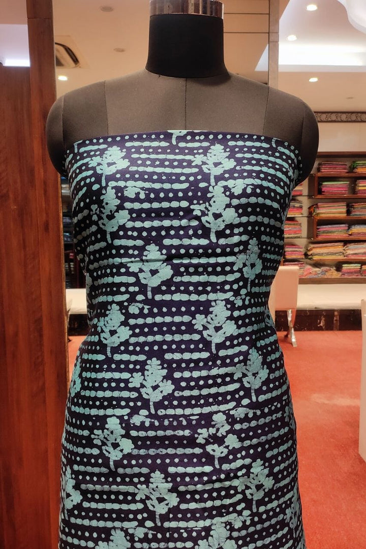 Dress Material In Pure Chanderi Silk