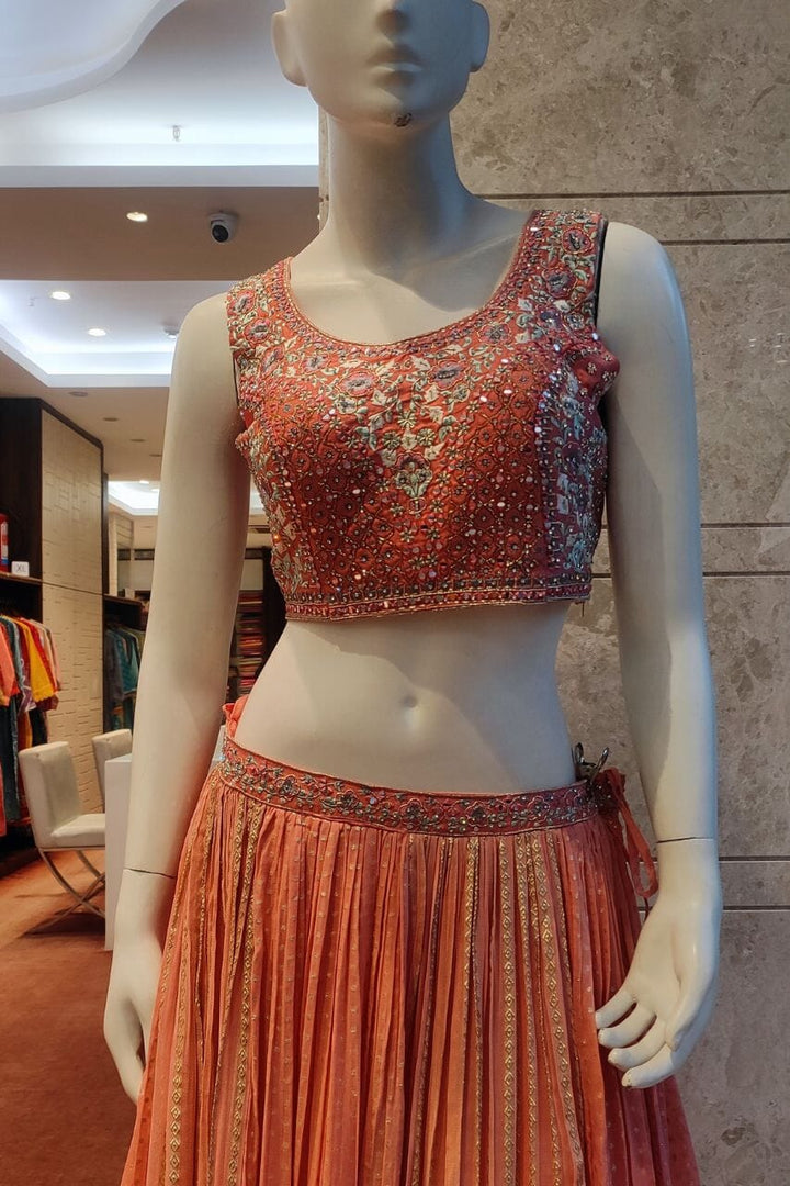 Fancy Crop Top Lehenga 