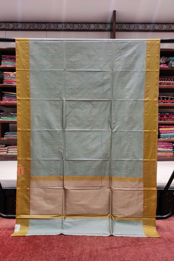 Fancy Katan Silk Saree With Contrast Border